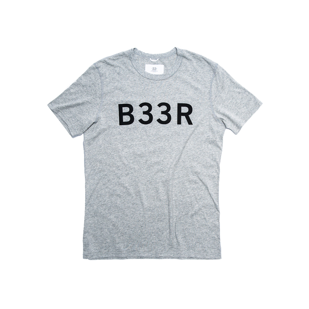 B33R Logo Tee - Grey