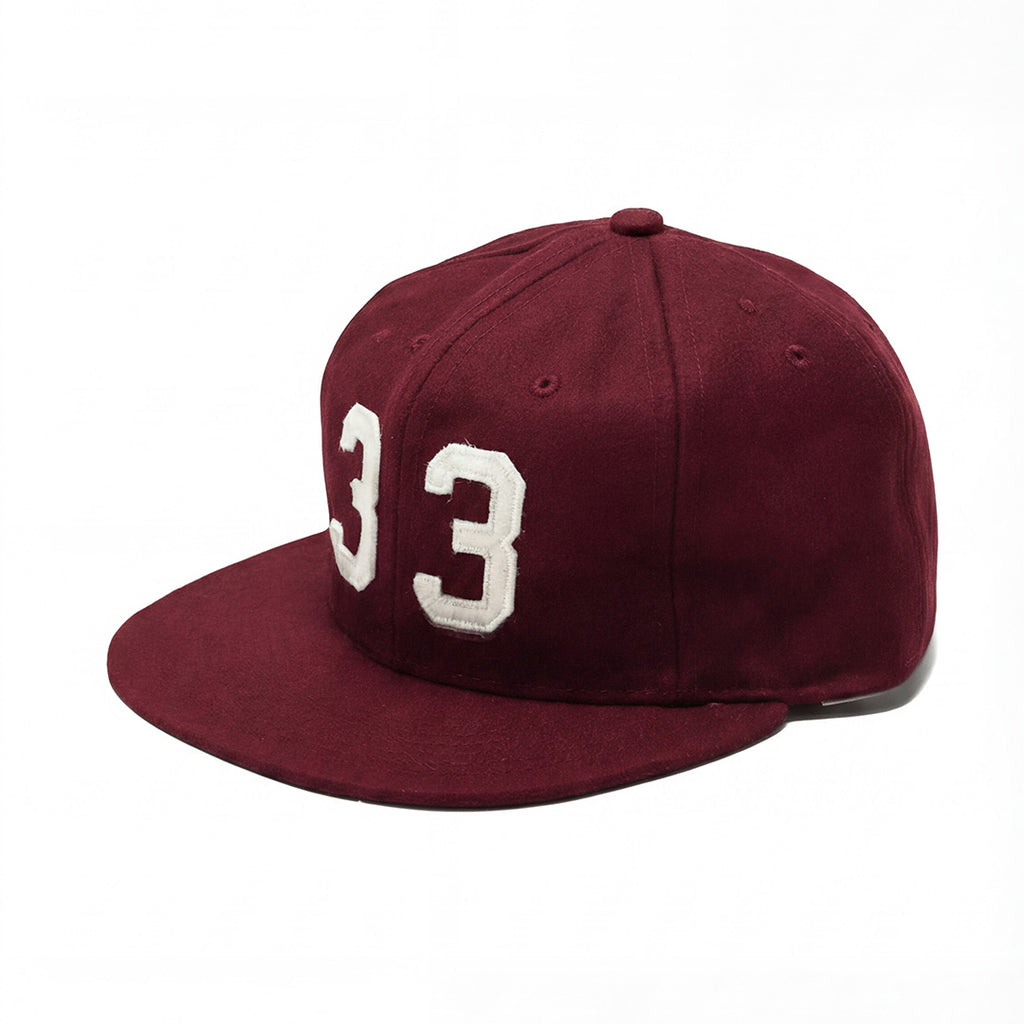 33 Hat - Cranberry Red Wool - Made in Vancouver