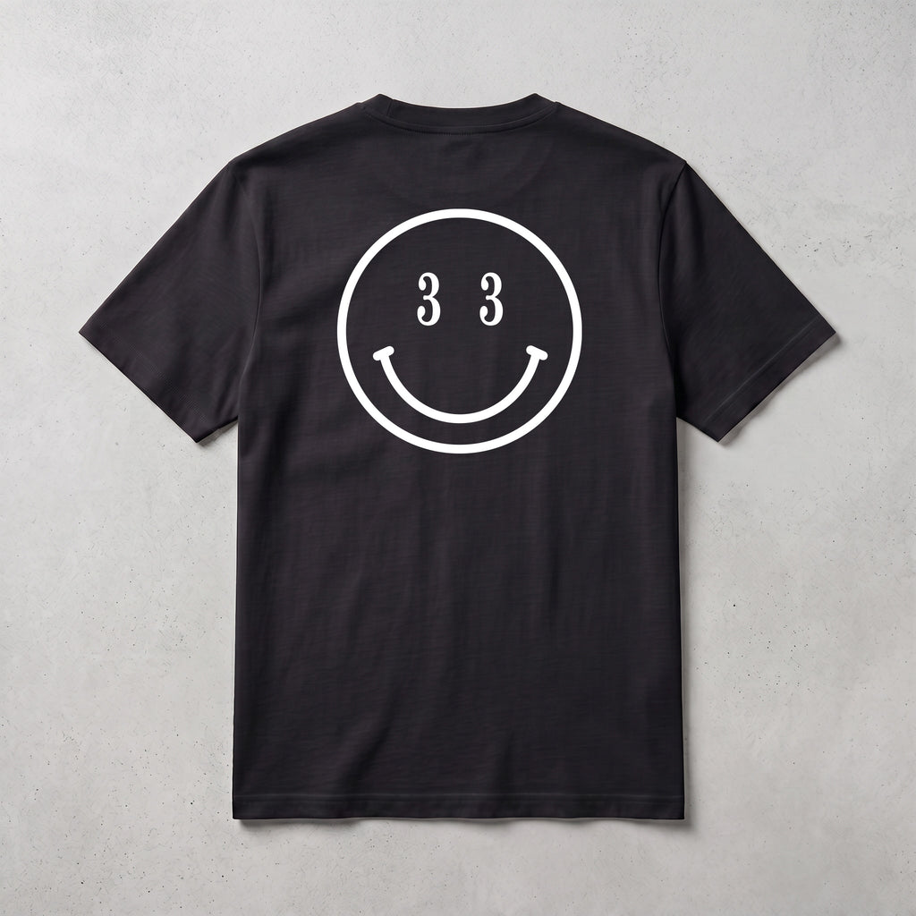 33 Acres - Smiley Tee in Black