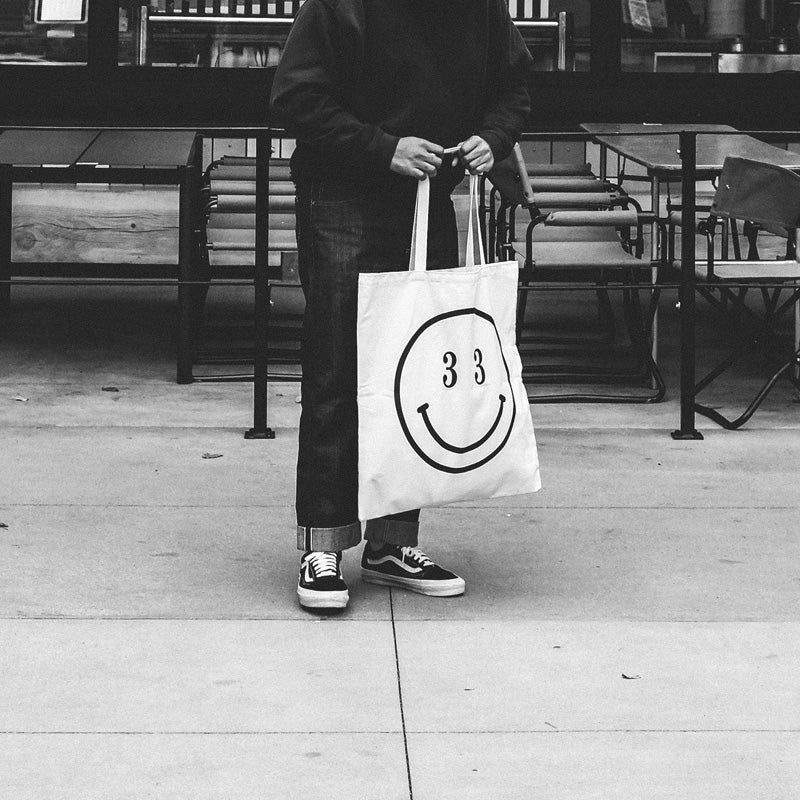 Large Tote Bag - Smiley