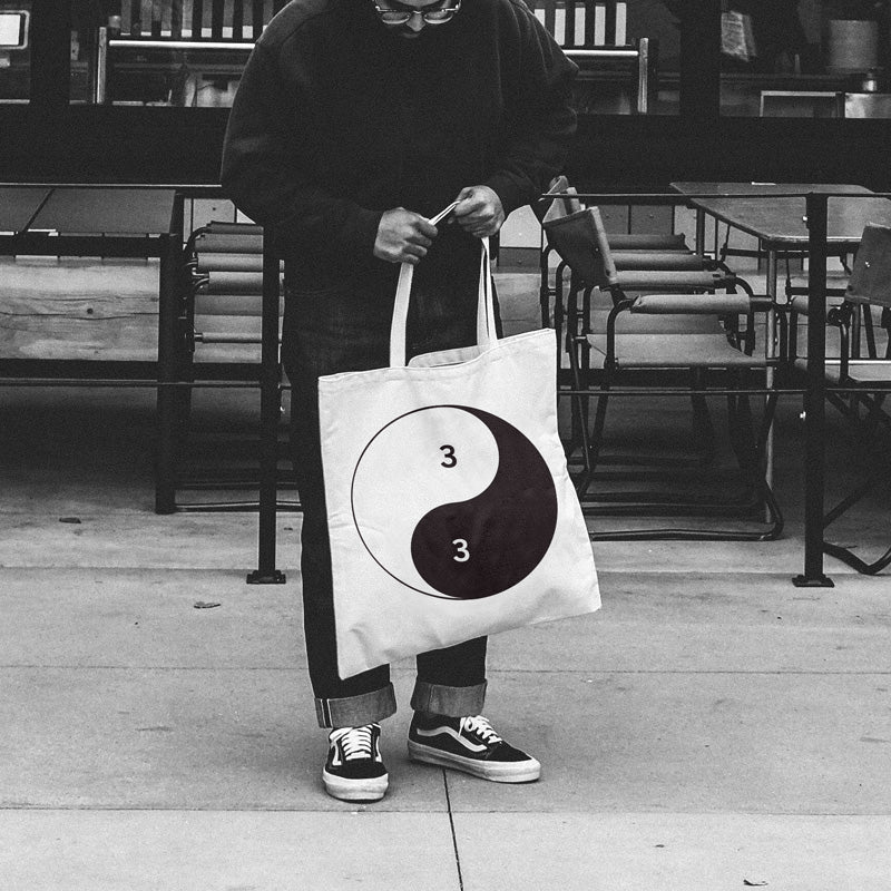 Large Tote Bag - Yin Yang