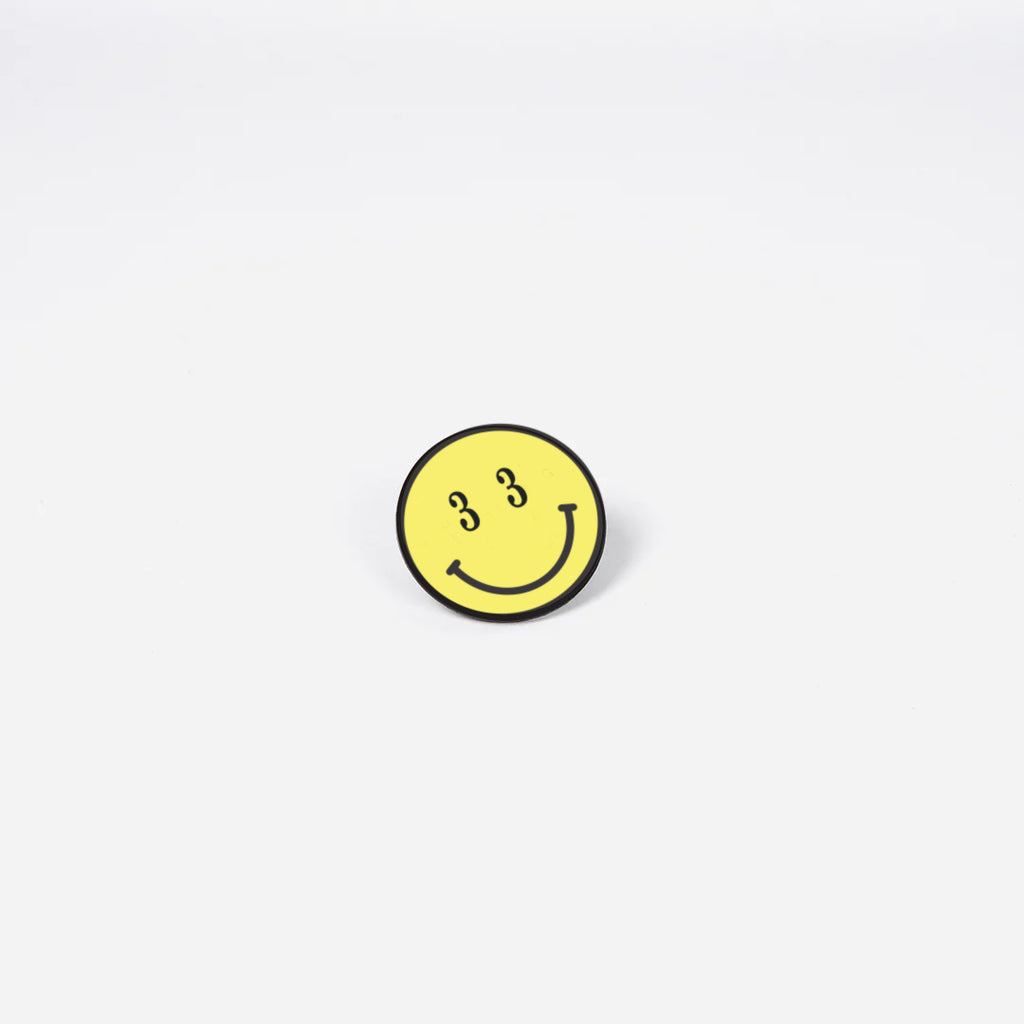 Smiley Enamel Pin
