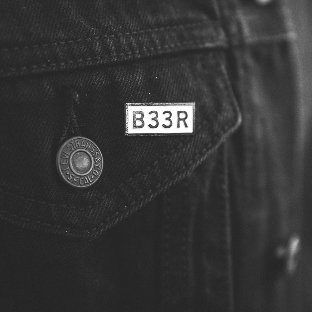 B33R Enamel Pin